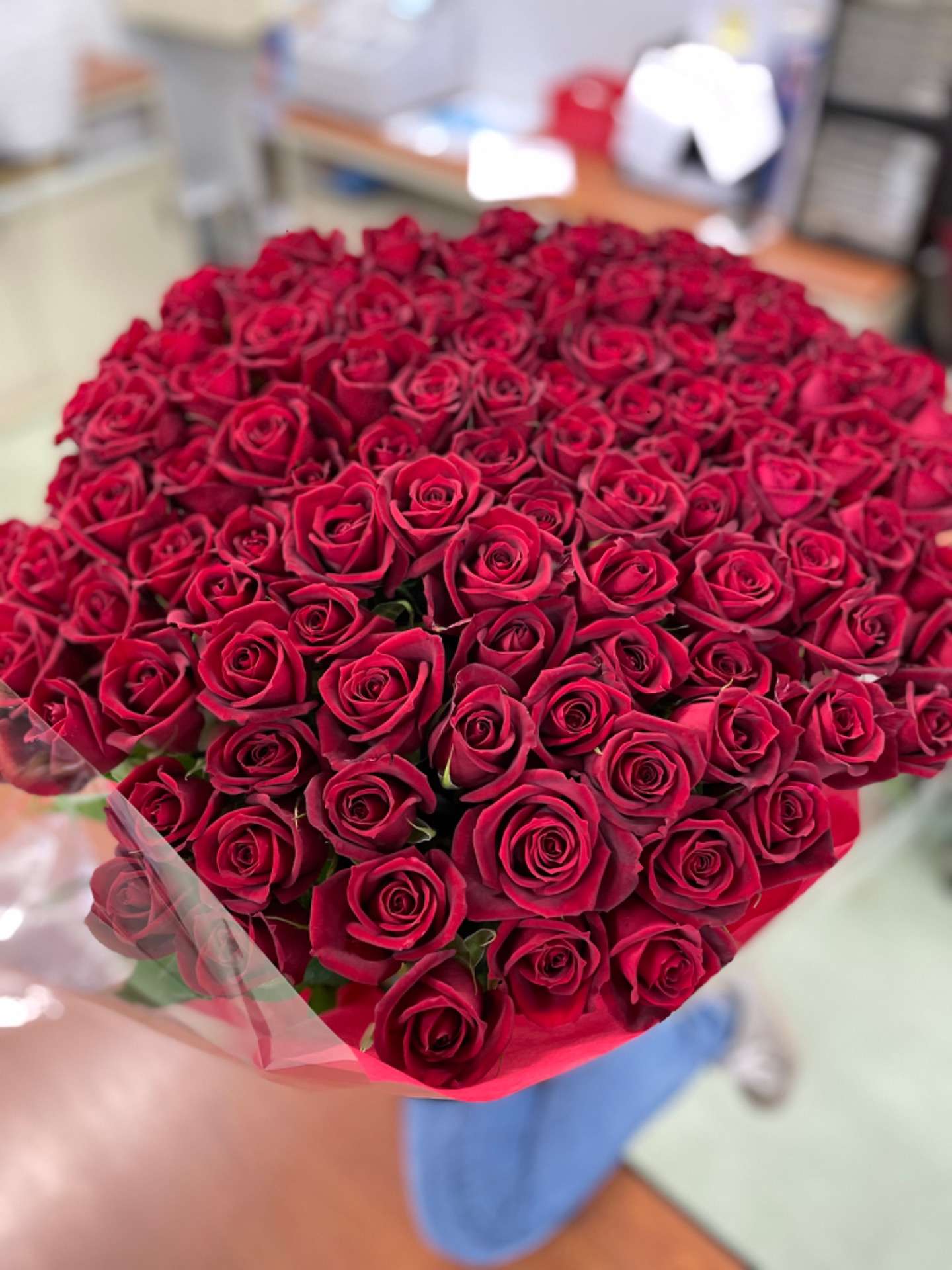【バラの通販専門店】素敵なプロポーズ！108本の赤バラ！！｜花プラン